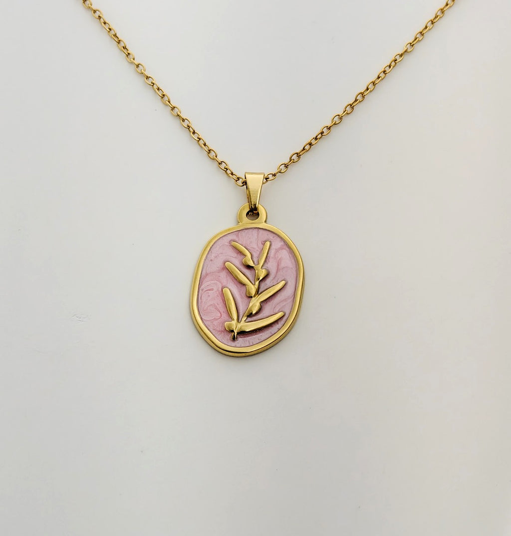 Soft pink inspired by the pendant anti tarnish