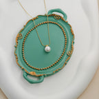 Classic Pearl Pendant Necklace – Anti Tarnish Korean Jewelry