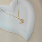 Dainty Gold-Plated Anti-Tarnish Korean Butterfly Necklace