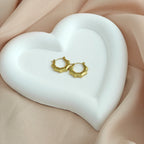 Anti Tarnish Starburst Shape Hoop Earrings – Korean Jewellery