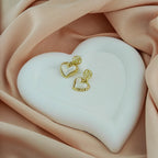Korean Style Trendy Anti Tarnish Heart Earrings Korean Style