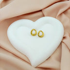 Anti Tarnish Korean Open Circle Stud Earrings