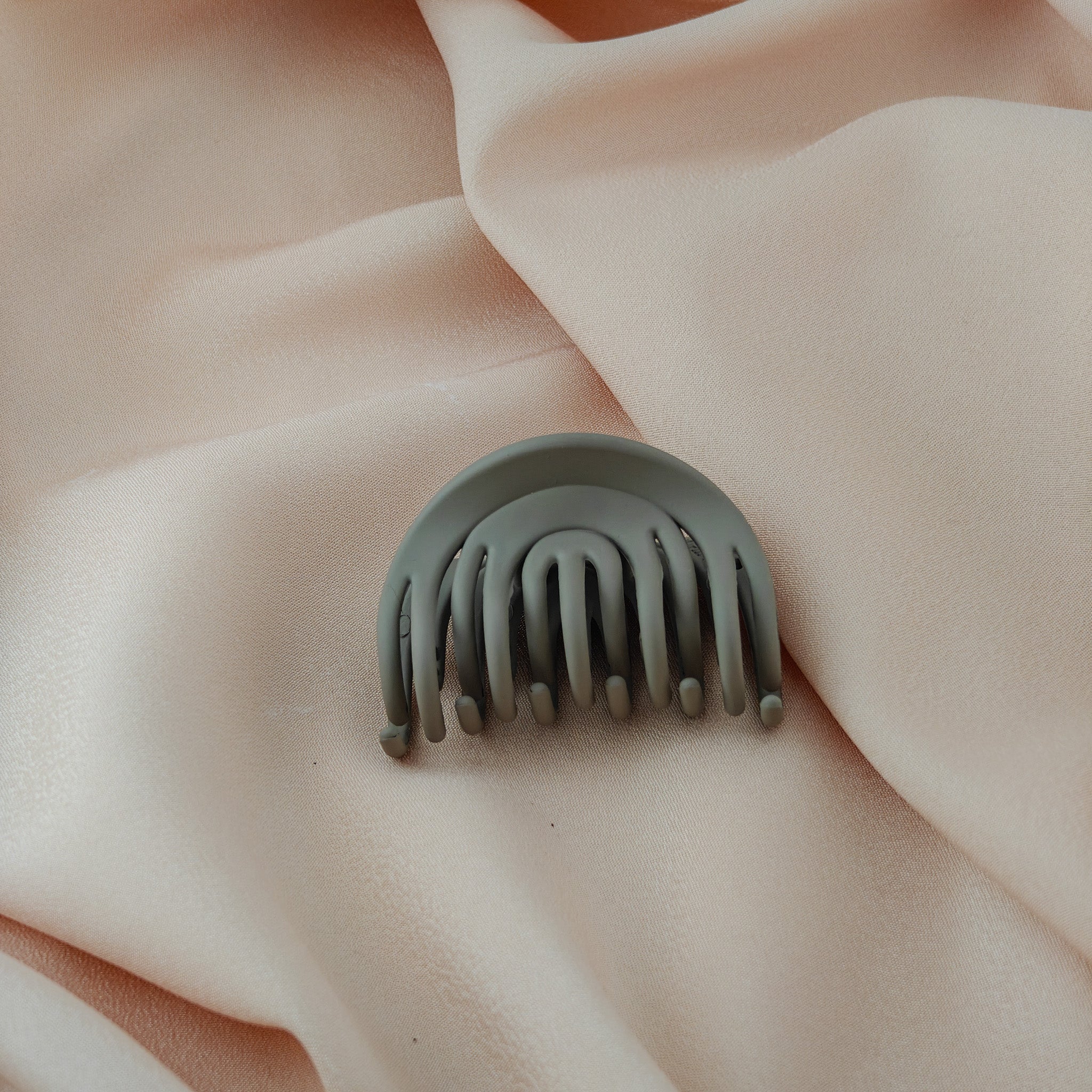 Matte Semi-Circle Claw Hair Clip