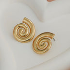 Sculptural &amp; V-Shaped Anti-Tarnish Korean Earrings