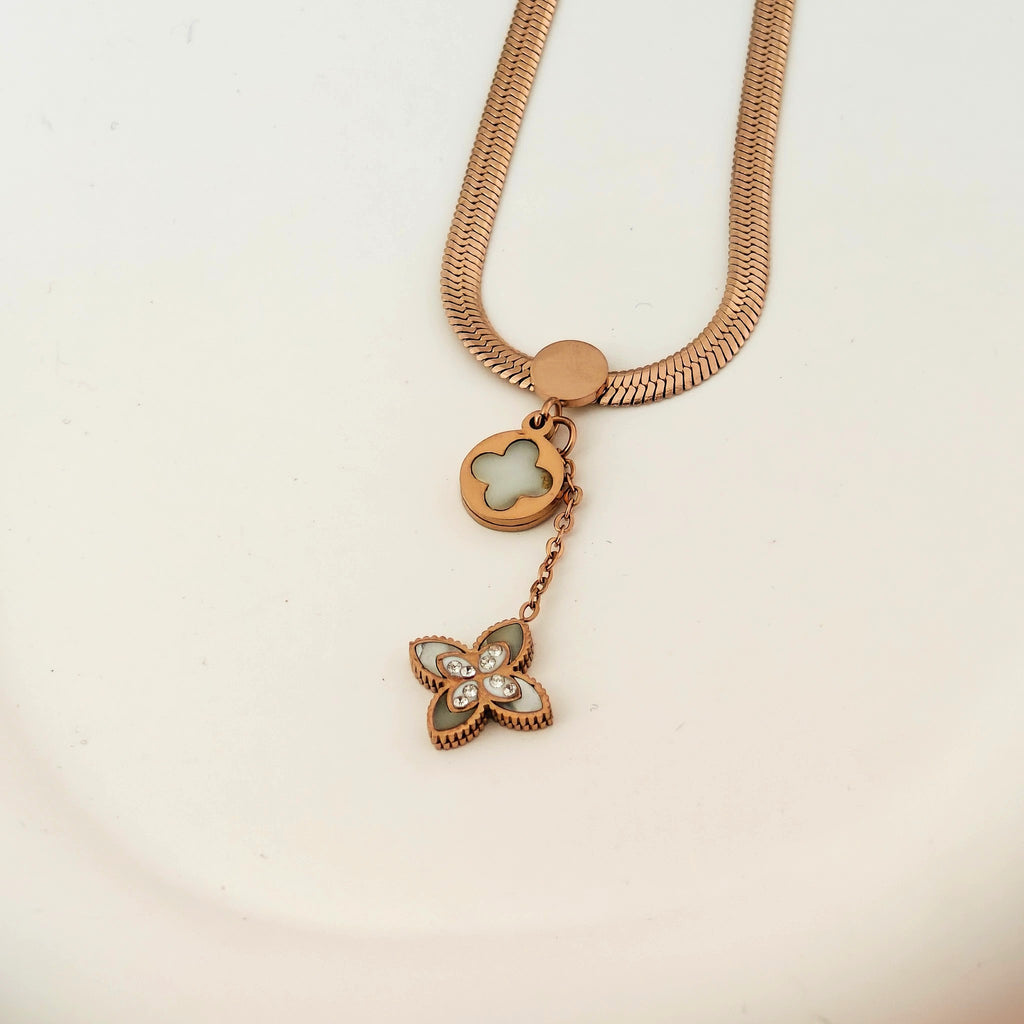 Korean Anti-Tarnish Mother of Pearl Necklace