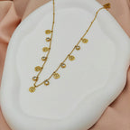 Korean Anti-Tarnish Gold Charm Necklace