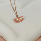 Anti-Tarnish Korean Rose Gold Oyster Shell Necklace