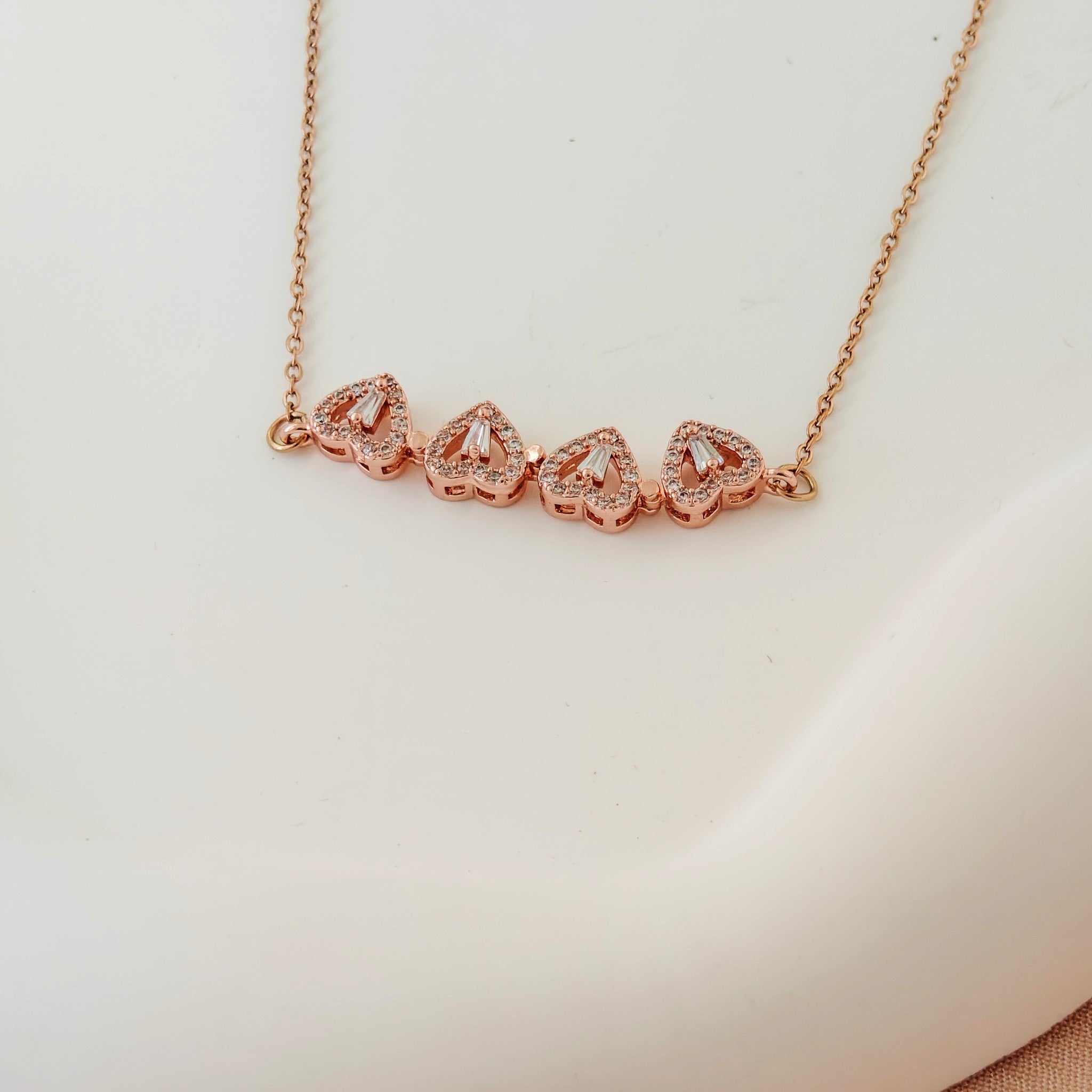 Korean Anti-Tarnish Lucky Clover Necklace