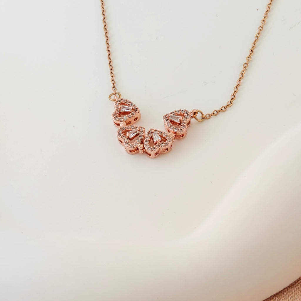 Korean Anti-Tarnish Lucky Clover Necklace