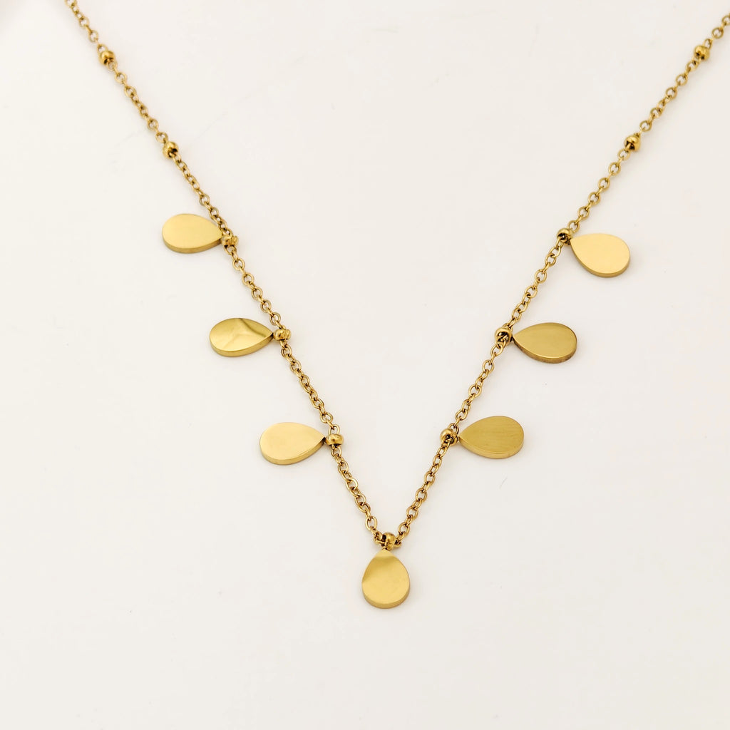 Korean Anti-Tarnish Teardrop Necklace