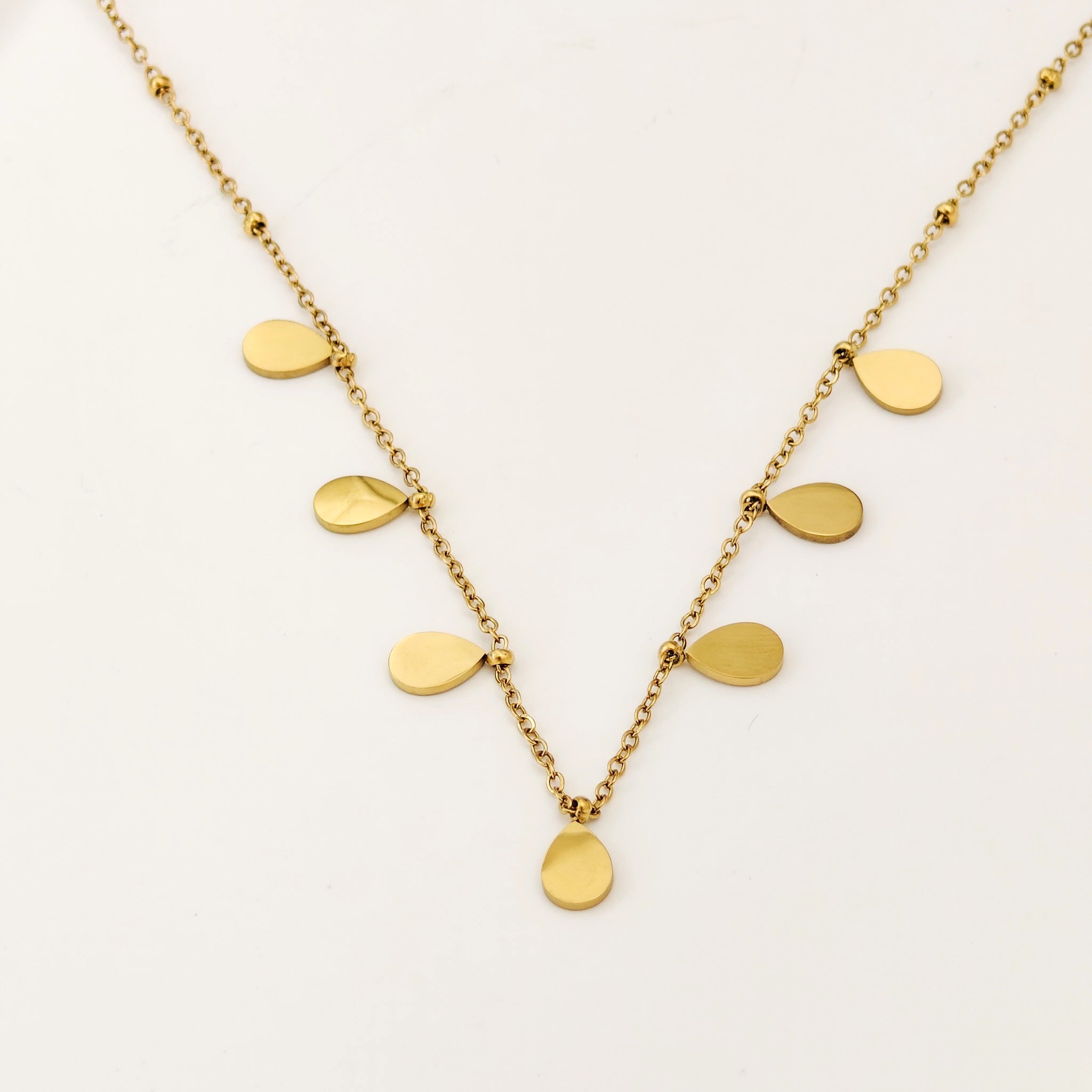 Korean Anti-Tarnish Teardrop Necklace