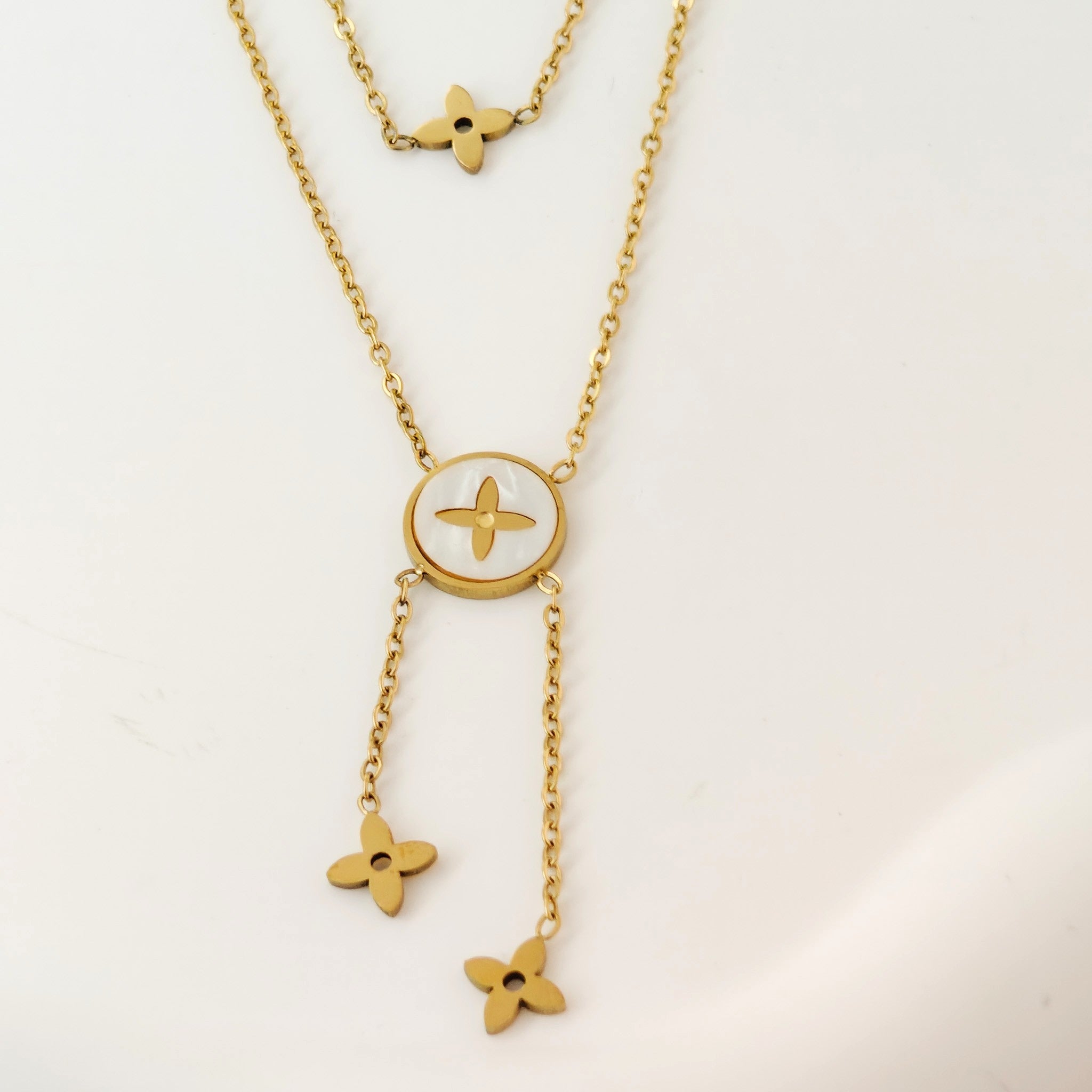 Korean Anti-Tarnish Mother of Pearl Necklace