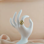 Starburst Anti Tarnish Korean Ring