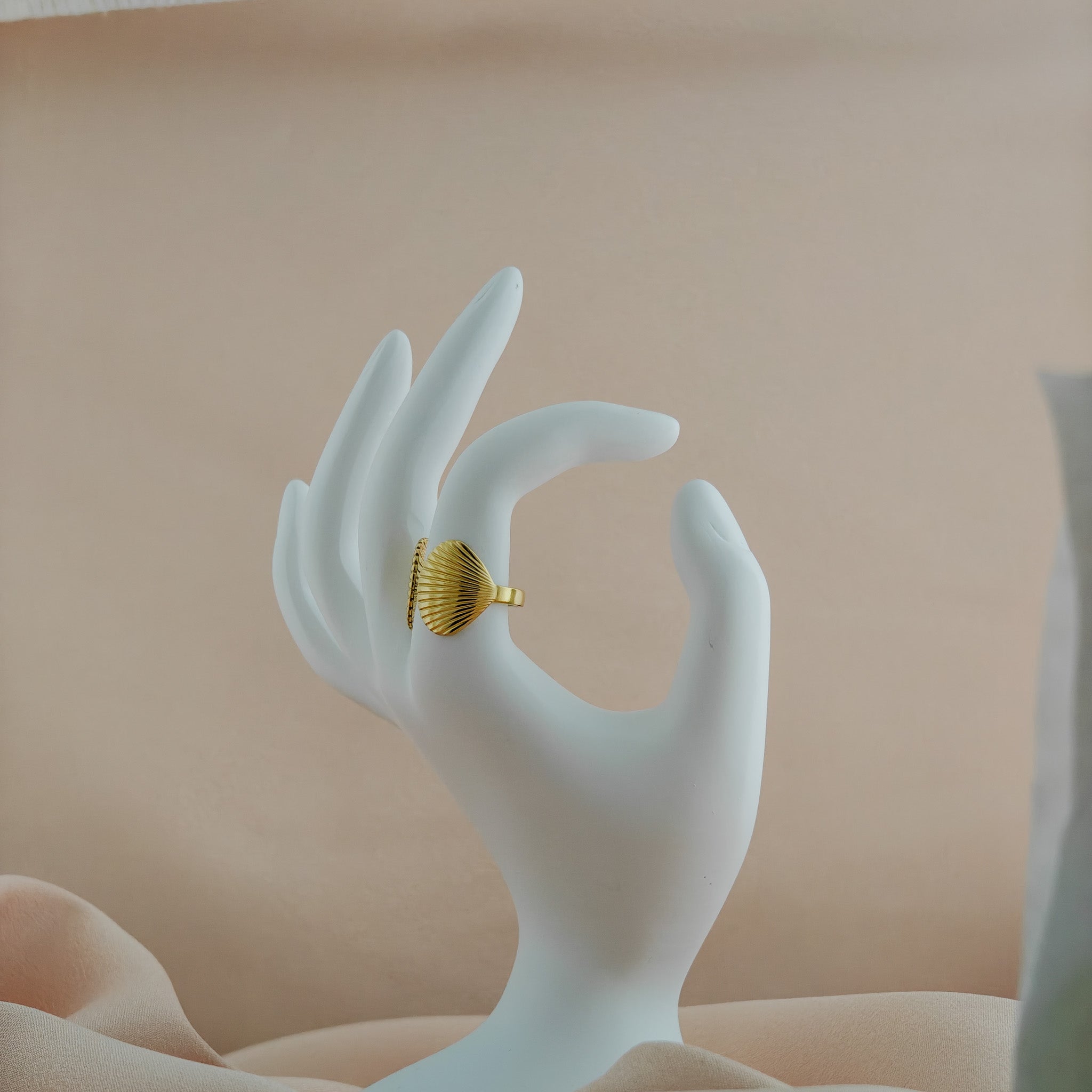 Shell Shape Anti Tarnish Korean Ring