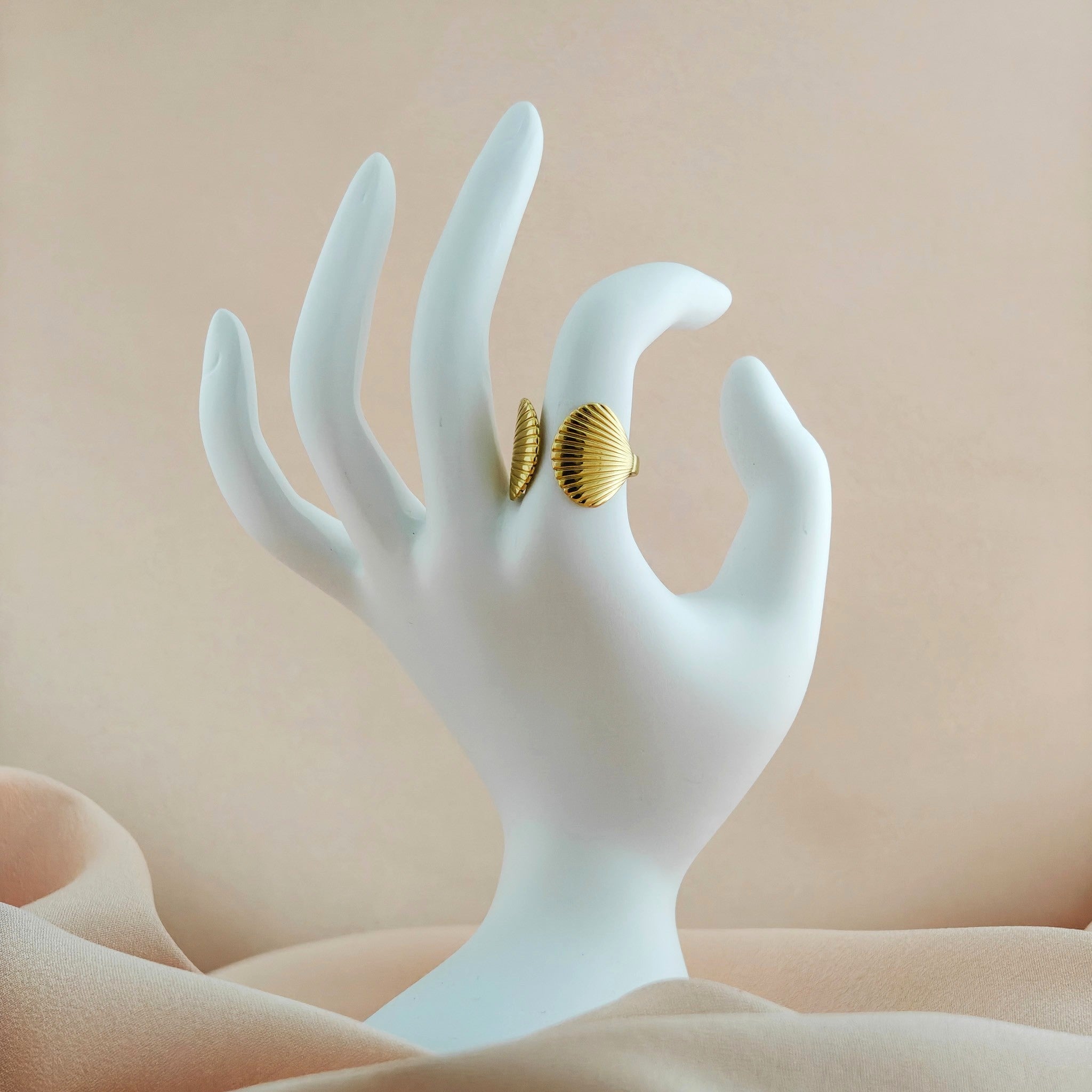 Shell Shape Anti Tarnish Korean Ring