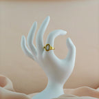 Minimalist Open Circle Anti Tarnish Korean Ring