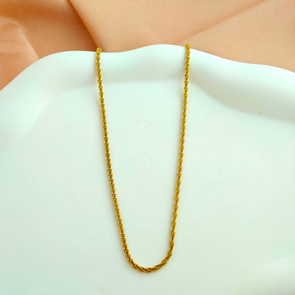 Sparkle Twine Anti-Tarnish Korean Chain Necklace