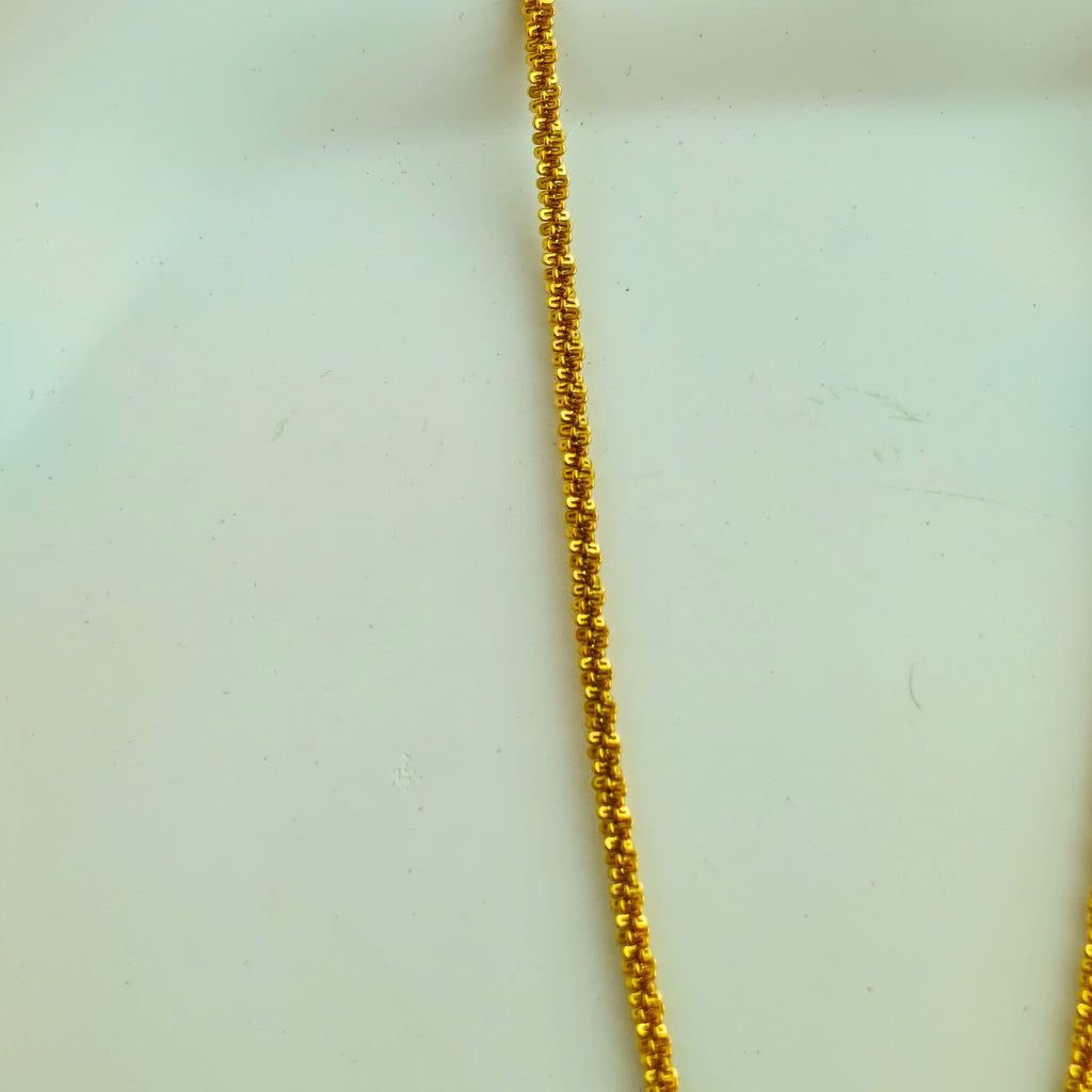 Sparkle Twine Anti-Tarnish Korean Chain Necklace