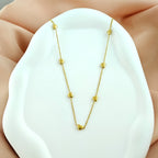 Korean Anti-Tarnish Heart Chain Necklace