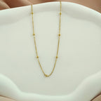 Korean Anti-Tarnish Minimalist Ball Bead Chain
