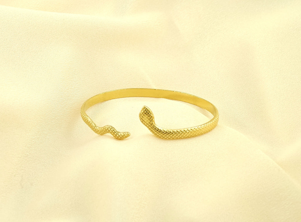 Korean Anti-Tarnish Snake Design Bangle