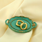 Anti-Tarnish Korean Modern Square Hoop Studs