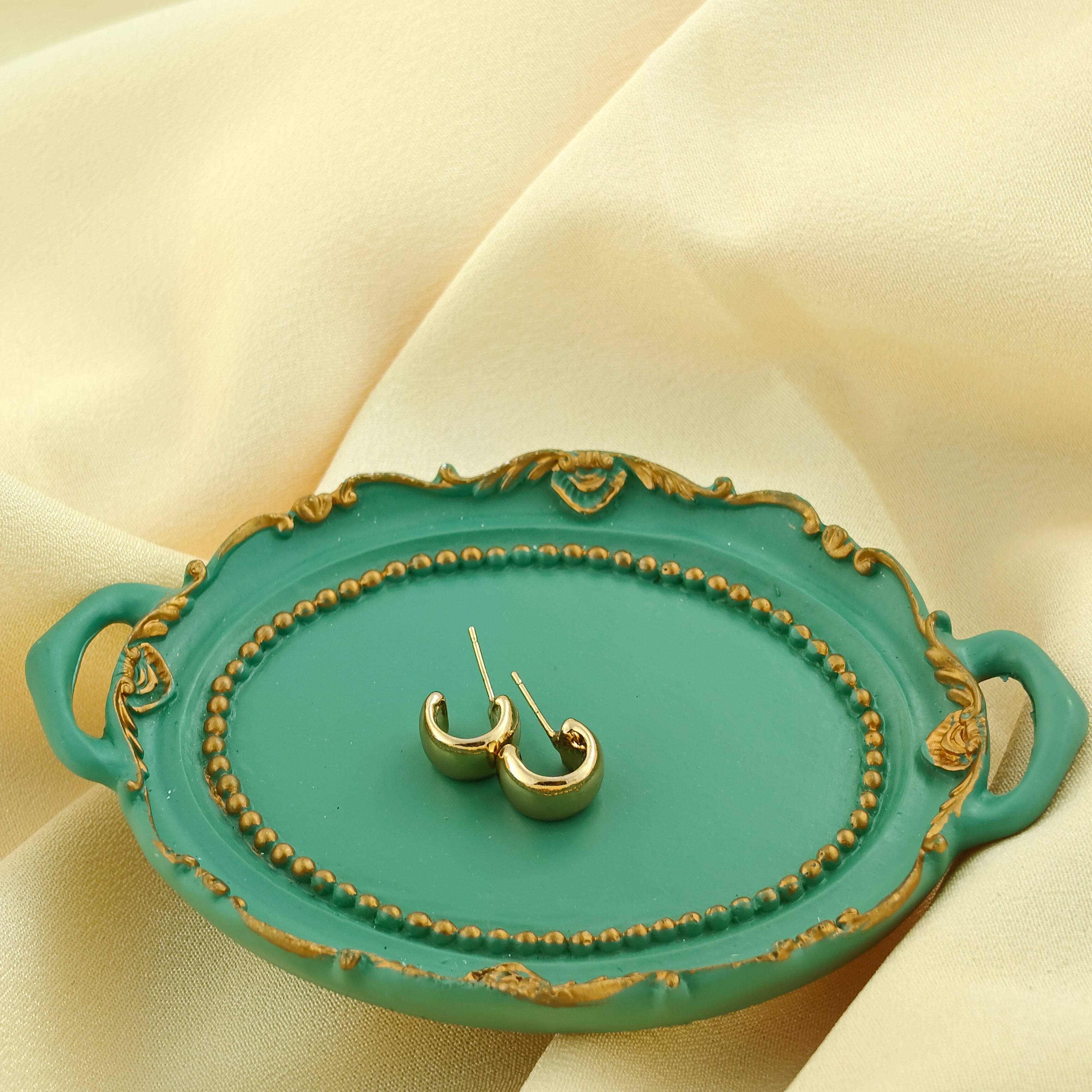 Anti-Tarnish Korean Classic Gold Mini Hoop Earrings