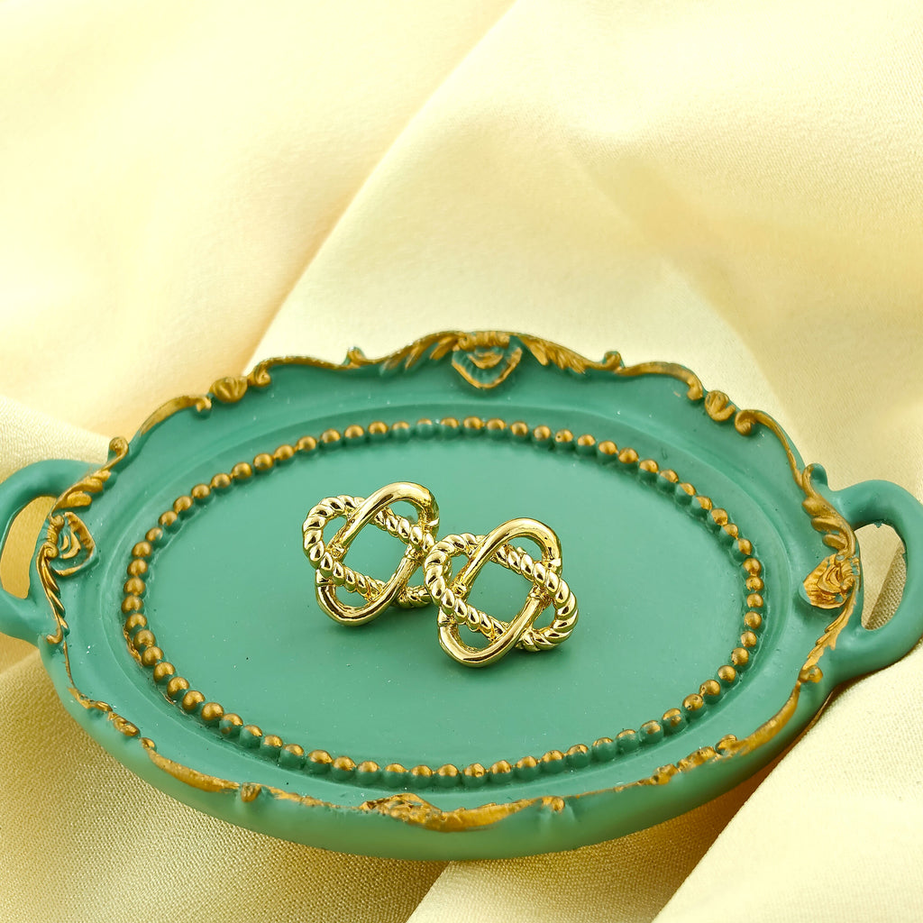 Anti-Tarnish Korean Twist Knot Earrings
