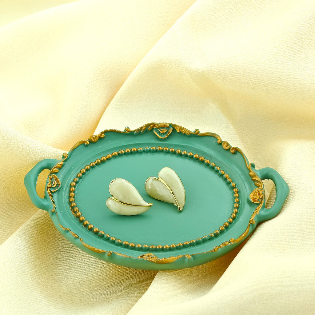 Anti-Tarnish Korean Petal Mother of Pearl Earrings