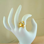 Adjustable Anti-Tarnish Korean Jewelry Nautical Crab Ring
