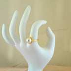 Classic Pearl Anti Tarnish Korean Ring