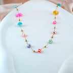 Dainty Chain with Bright Stone Chips  Anti-Tarnish Korean Jewelry