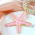 Beach Style pink Rope Chain Necklace Durable Anti-Tarnish Korean Jewelry