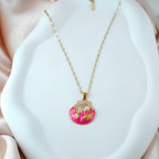 Chic Shell Pendant Necklace Anti-Tarnish Gold-Tone Korean Ocean Jewelry